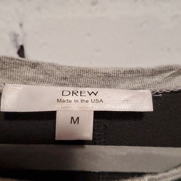 Drew black and gray high low short sleeve top - Picture 2 of 6